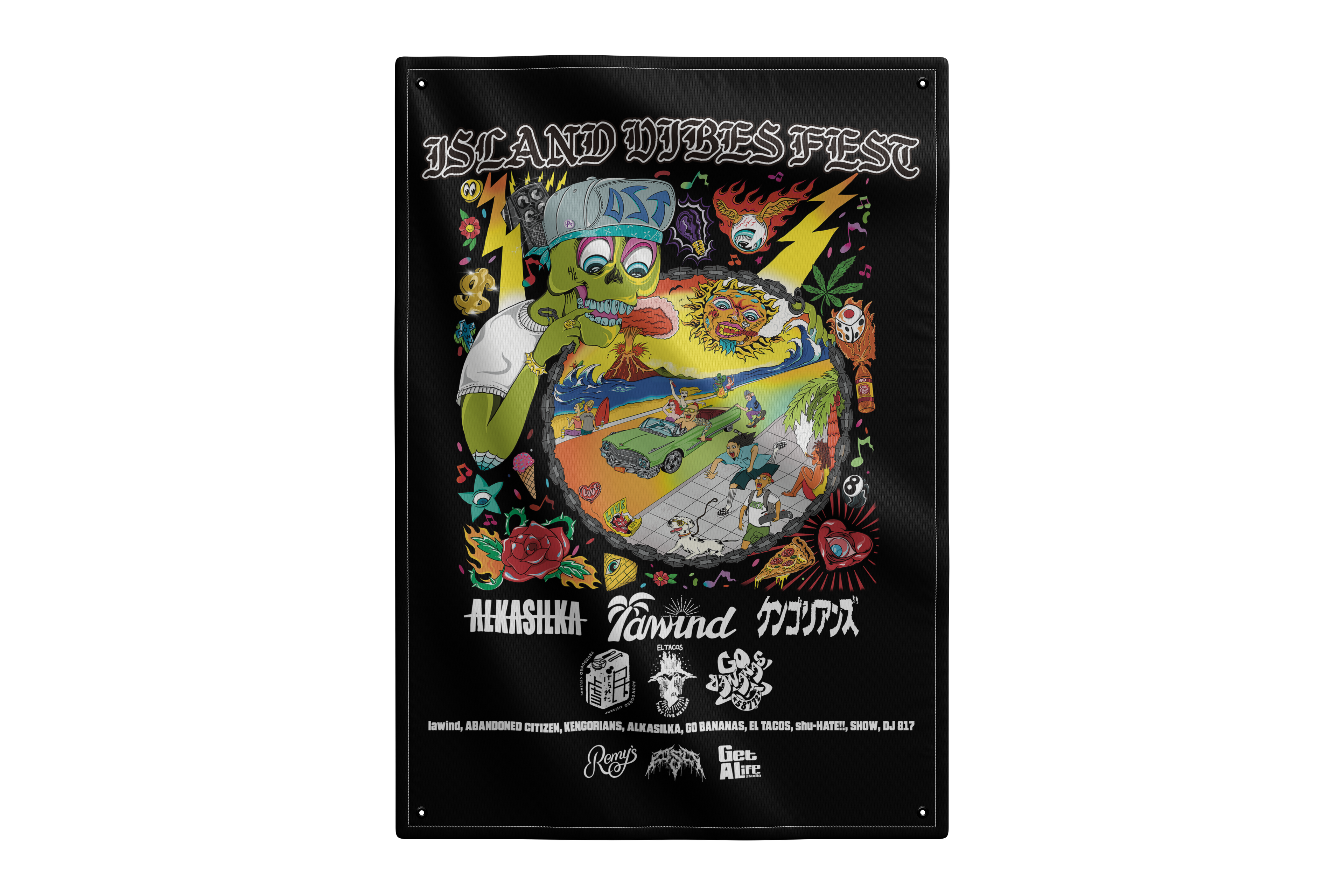 ISLAND VIBES FEST フラッグ